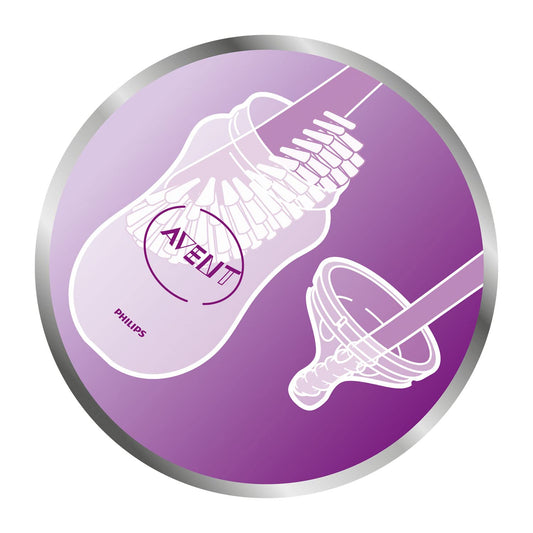 Philips Avent, Escova para Mamadeiras e Bicos, Rosa