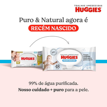 Lenços Umedecidos Huggies Pure Care (288 Unidades)