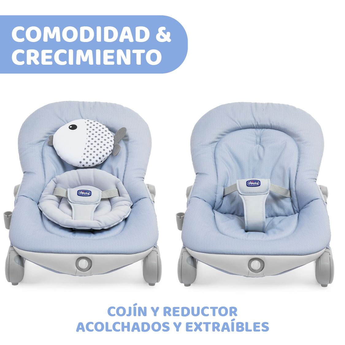 Cadeira de Balanço Chicco Balloon Azul