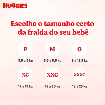 Fralda Huggies Máxima Proteção XG (140 unidades)
