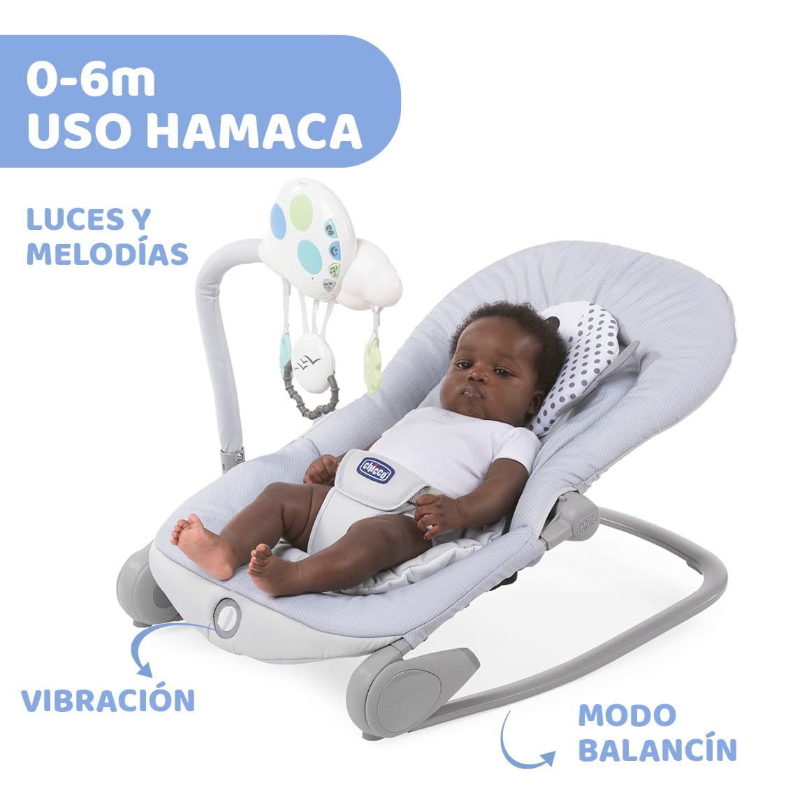 Cadeira de Balanço Chicco Balloon Azul
