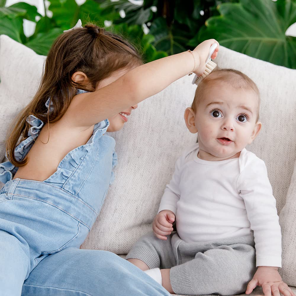 Escova e Pente Baby com Cerdas Naturais Buba
