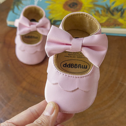 Sapatinho Casual para Bebê com Laço e Sola Macia