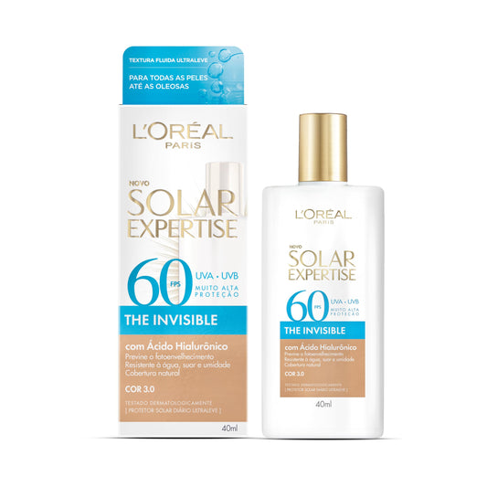 L'Oréal Paris Solar Expertise The Invisible Fluido FPS60 Cor 3.0 (40g)