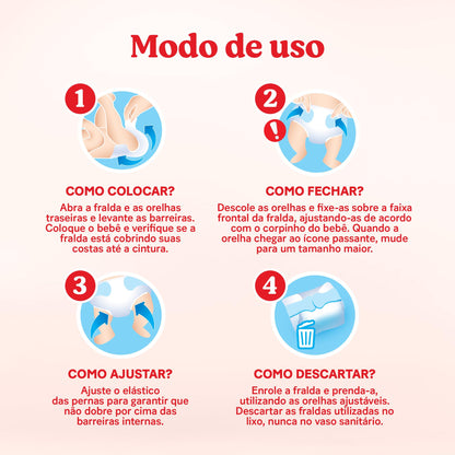Fralda Huggies Máxima Proteção XG (140 unidades)