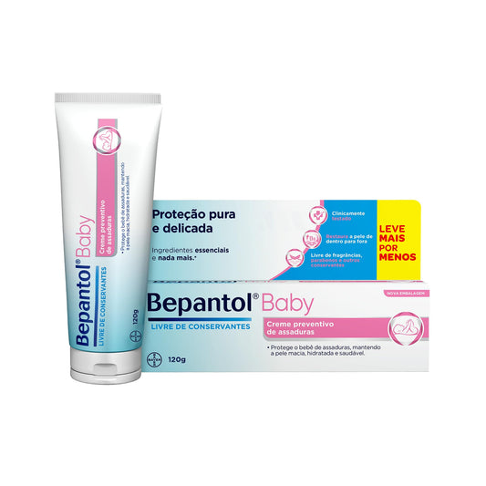 Bepantol Baby Pomada Assadura Bebe Hipoalergênica 120g