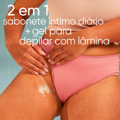 Gillette Venus 2 em 1: Sabonete Íntimo e Gel para Depilar