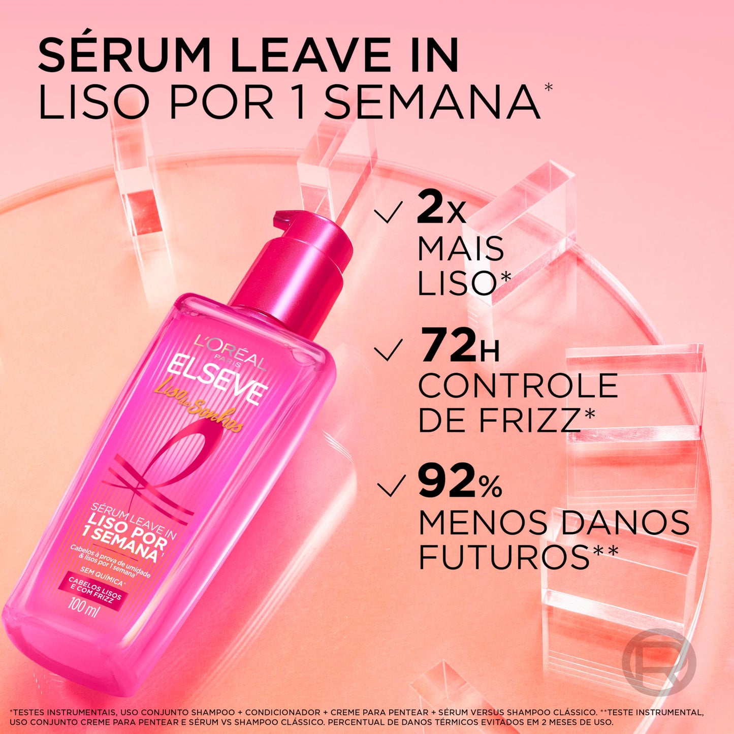 Sérum L'Oréal Paris Elseve Liso dos Sonhos (100ml)