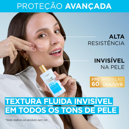 L'Oréal Paris Solar Expertise The Invisible Fluido FPS60 Cor 5.0 (40g)