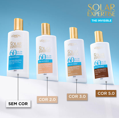L'Oréal Paris Solar Expertise The Invisible Fluido FPS60 Cor 3.0 (40g)