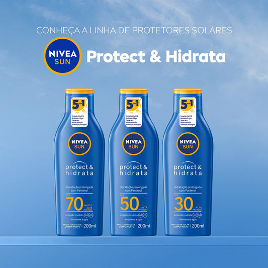 NIVEA SUN Protetor Solar Protect & Hidrata FPS 50 (200ml)