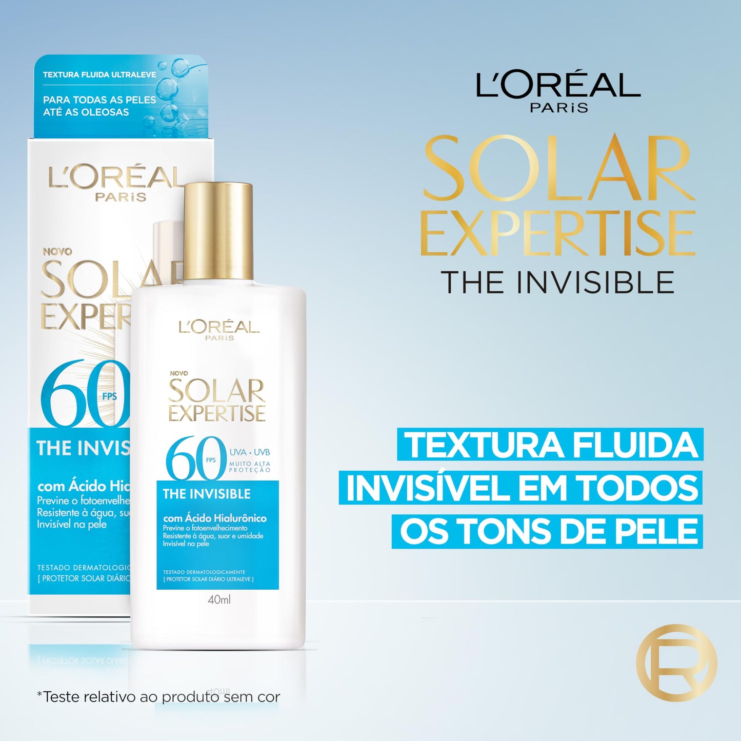 L'Oréal Paris Solar Expertise The Invisible Fluido FPS60 Cor 5.0 (40g)