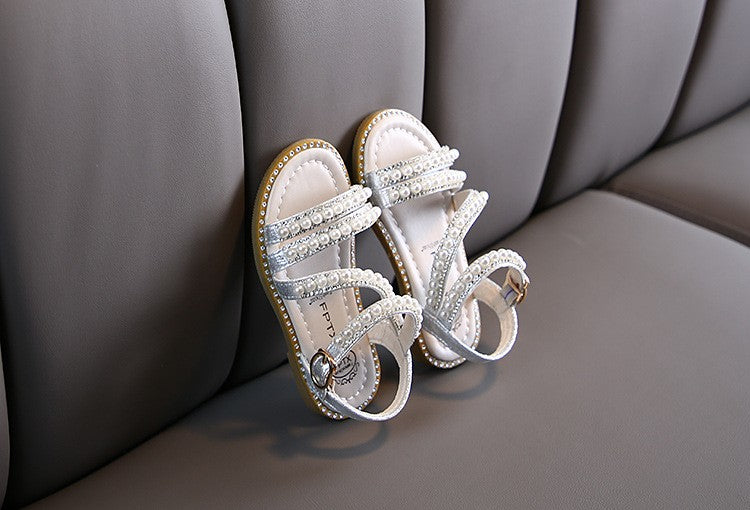 Sandália de Verão com Strass para Meninas