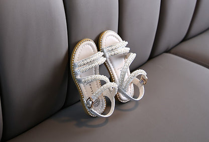 Sandália de Verão com Strass para Meninas