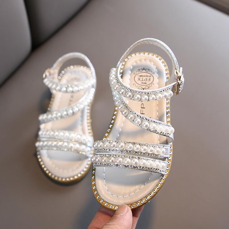 Sandália de Verão com Strass para Meninas