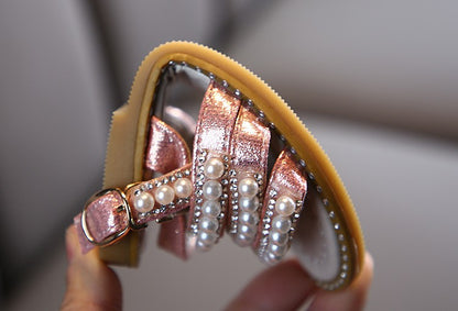 Sandália de Verão com Strass para Meninas