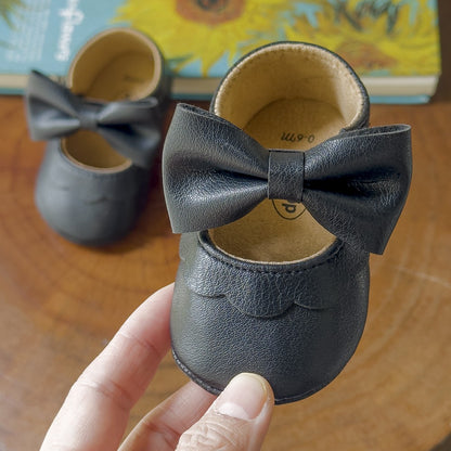 Sapatinho Casual para Bebê com Laço e Sola Macia