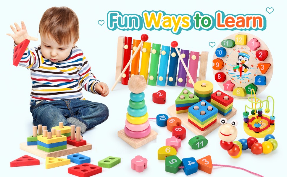 Brinquedos de Madeira Montessori