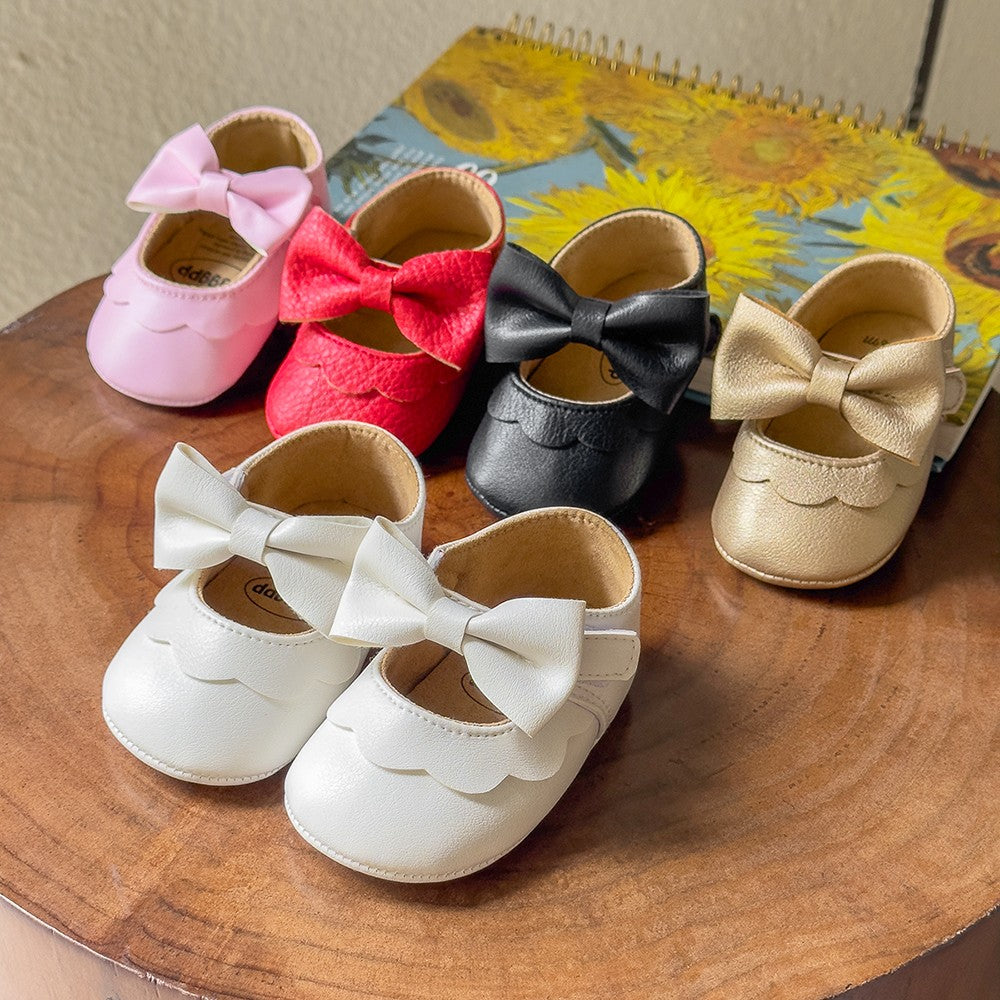 Sapatinho Casual para Bebê com Laço e Sola Macia