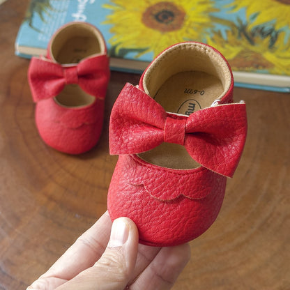 Sapatinho Casual para Bebê com Laço e Sola Macia
