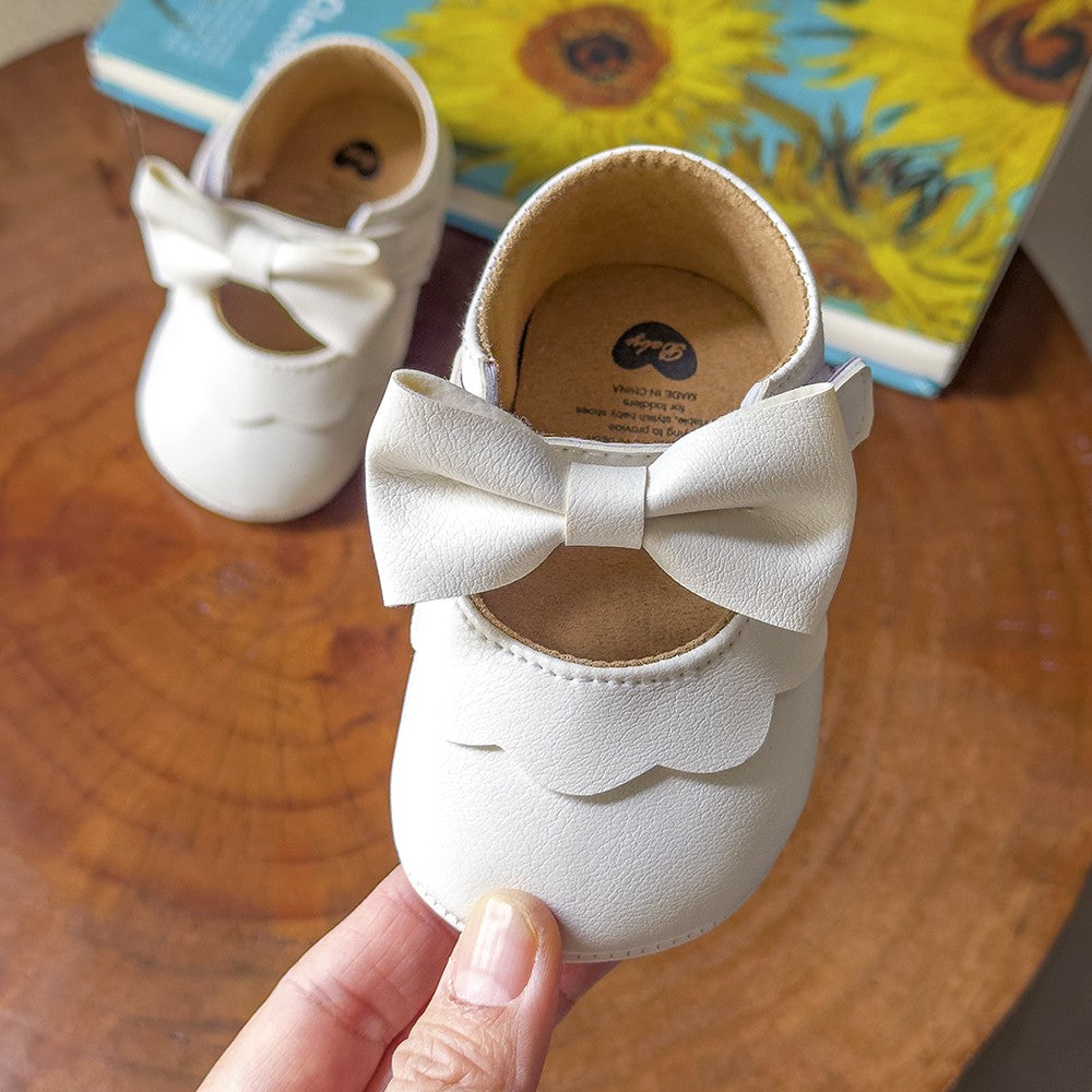 Sapatinho Casual para Bebê com Laço e Sola Macia