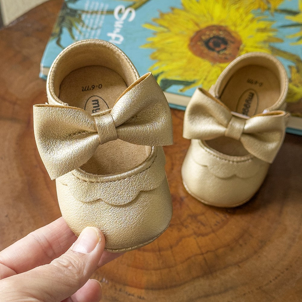 Sapatinho Casual para Bebê com Laço e Sola Macia