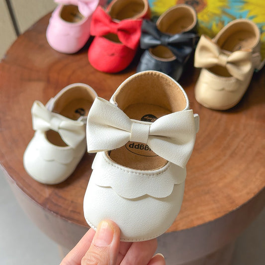 Sapatinho Casual para Bebê com Laço e Sola Macia