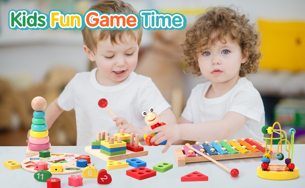 Brinquedos de Madeira Montessori