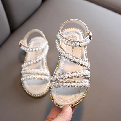 Sandália de Verão com Strass para Meninas