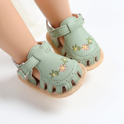 Kit de Sandália e Faixa de Cabelo para Bebê (2 Peças)