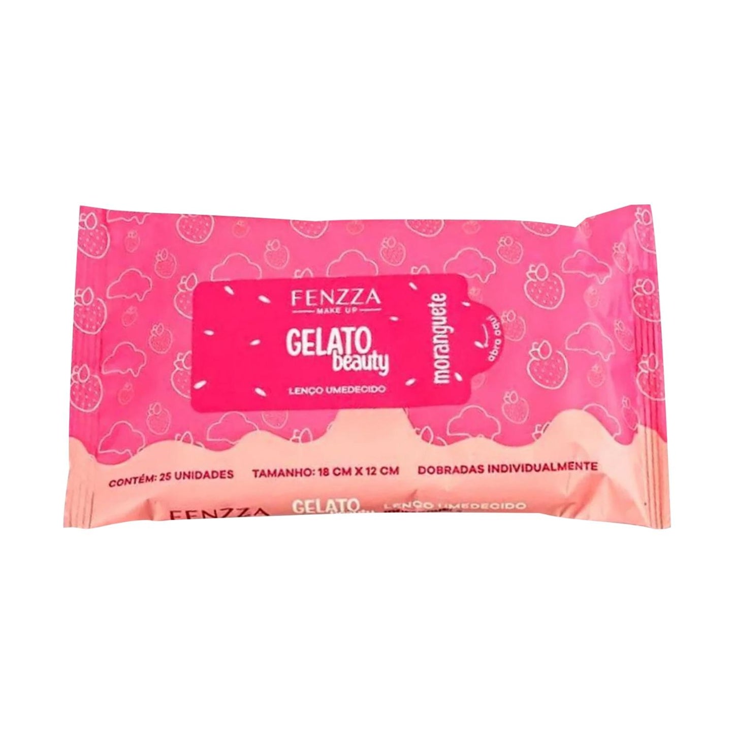 Lenço Umedecido Moranguete Gelato Beauty